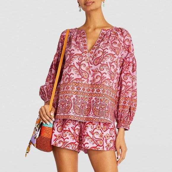boteh block print blouse
